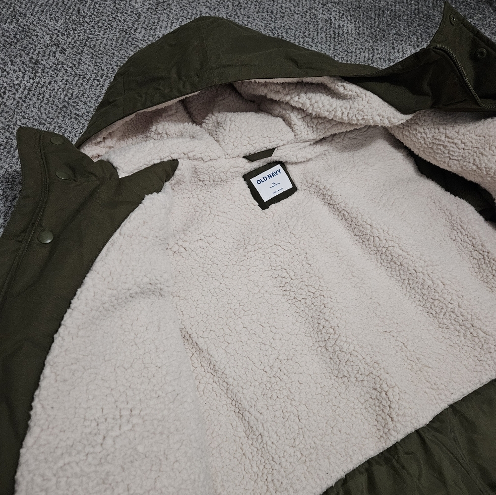 Men's Hooded Parka Coat w/ - XL - Picture 5 of 7